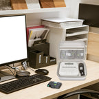 Portable Label Maker Case for P-Touch PTD220/210–Storage Organizer for Tapes and Accessories