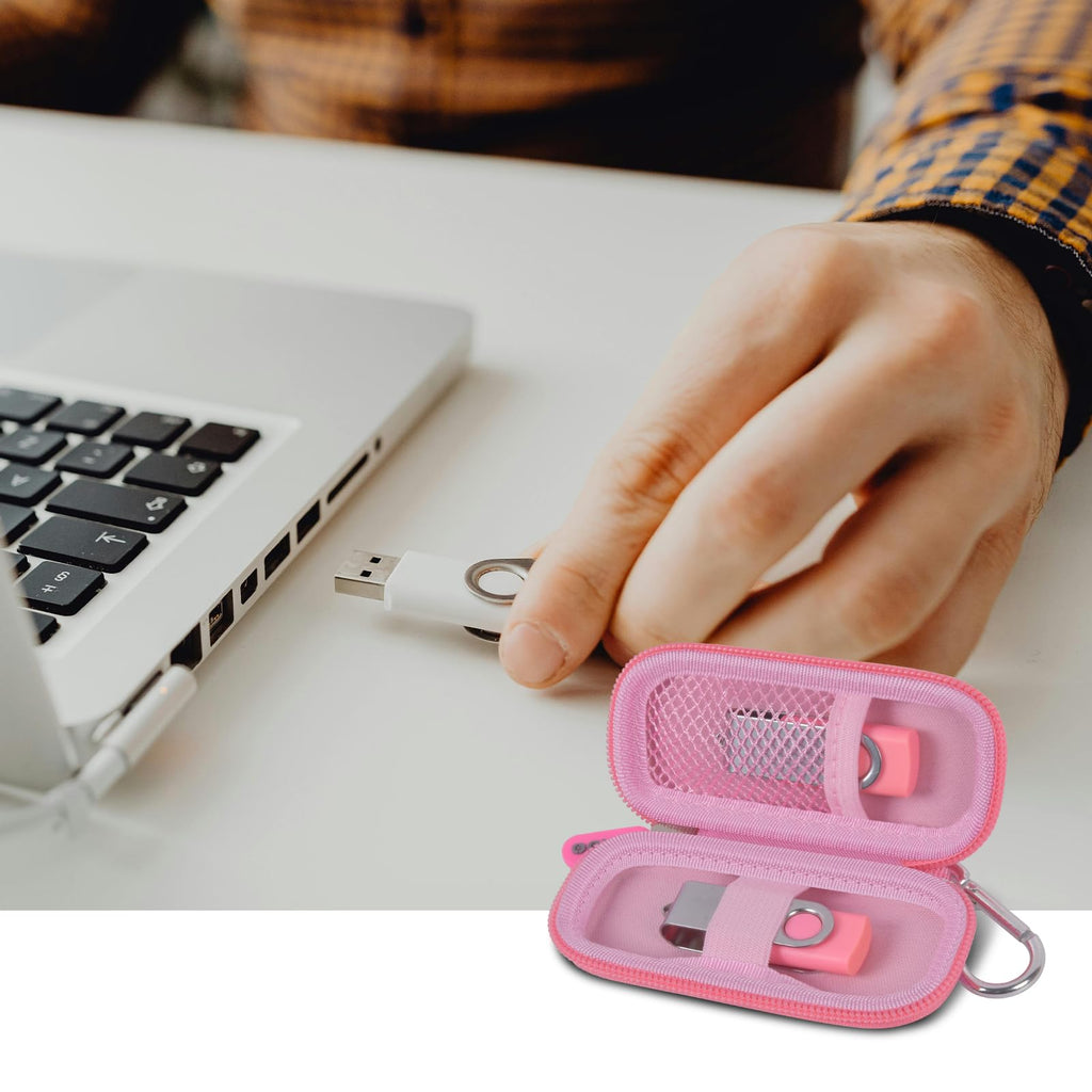 USB Flash Drive Case with SD Card Storage – Portable Hard Organizer for Travel and Easy Data Protection