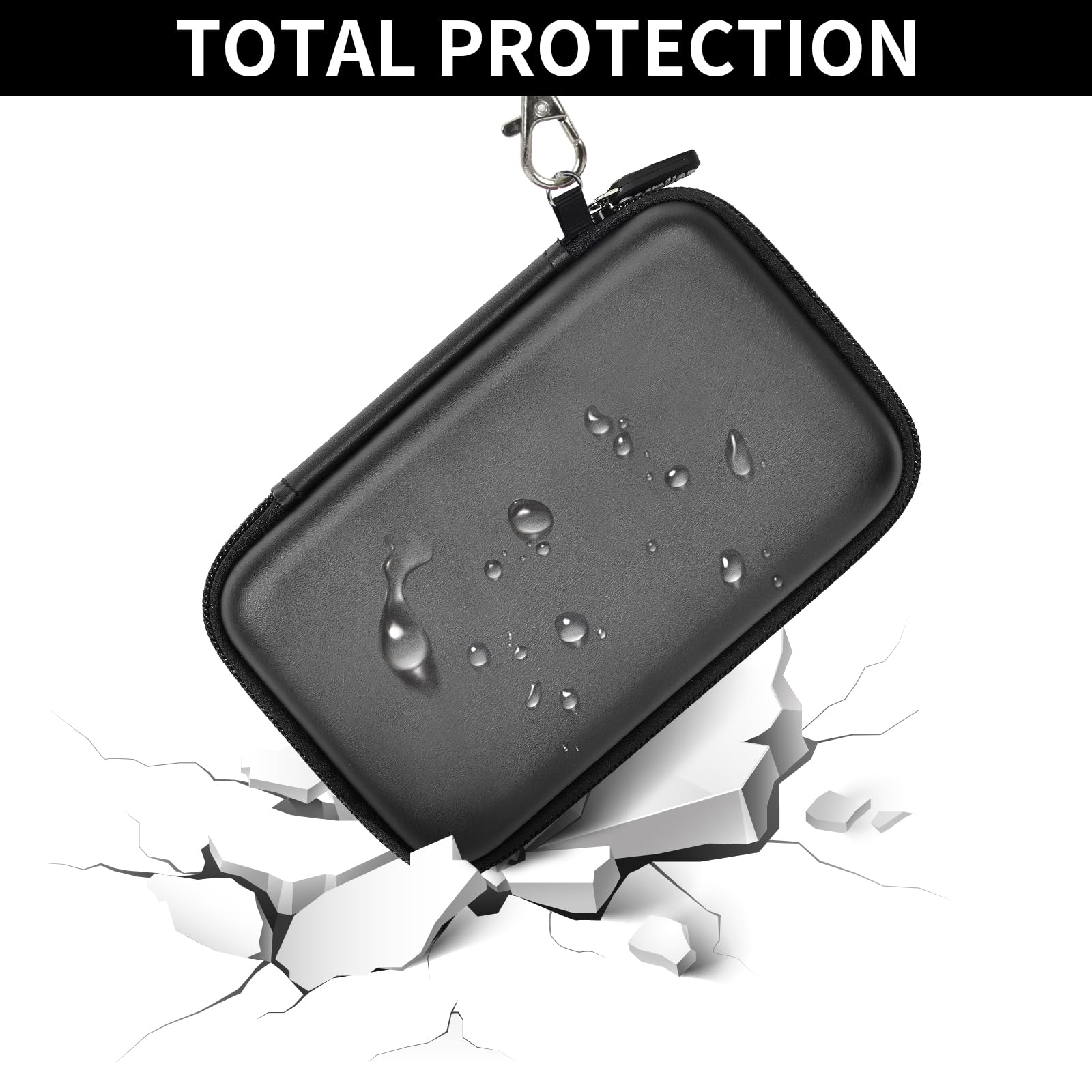 Retro Handheld Console Carrying Case for R36S / RG353V / RG353VS – Shockproof Travel Storage Bag