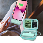 Portable Charger Case for Mini Power Bank, Hard Shell Travel Storage Bag with Cable Pocket