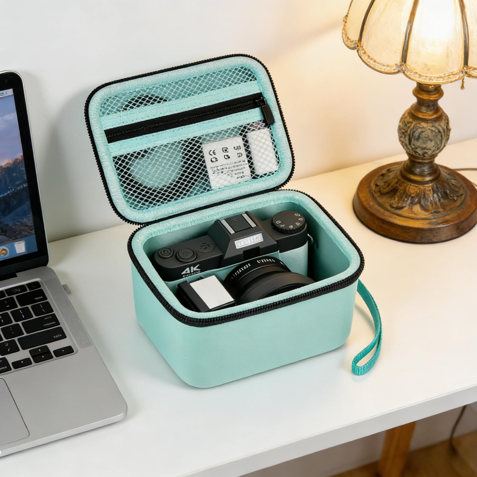 Vlogging Camera Case for 4K Digital Cameras–Portable Storage for Lens and Accessories