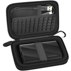 Portable SSD Case and Travel Organizer for 1TB/2TB/4TB Samsung T9/T7 External Drive