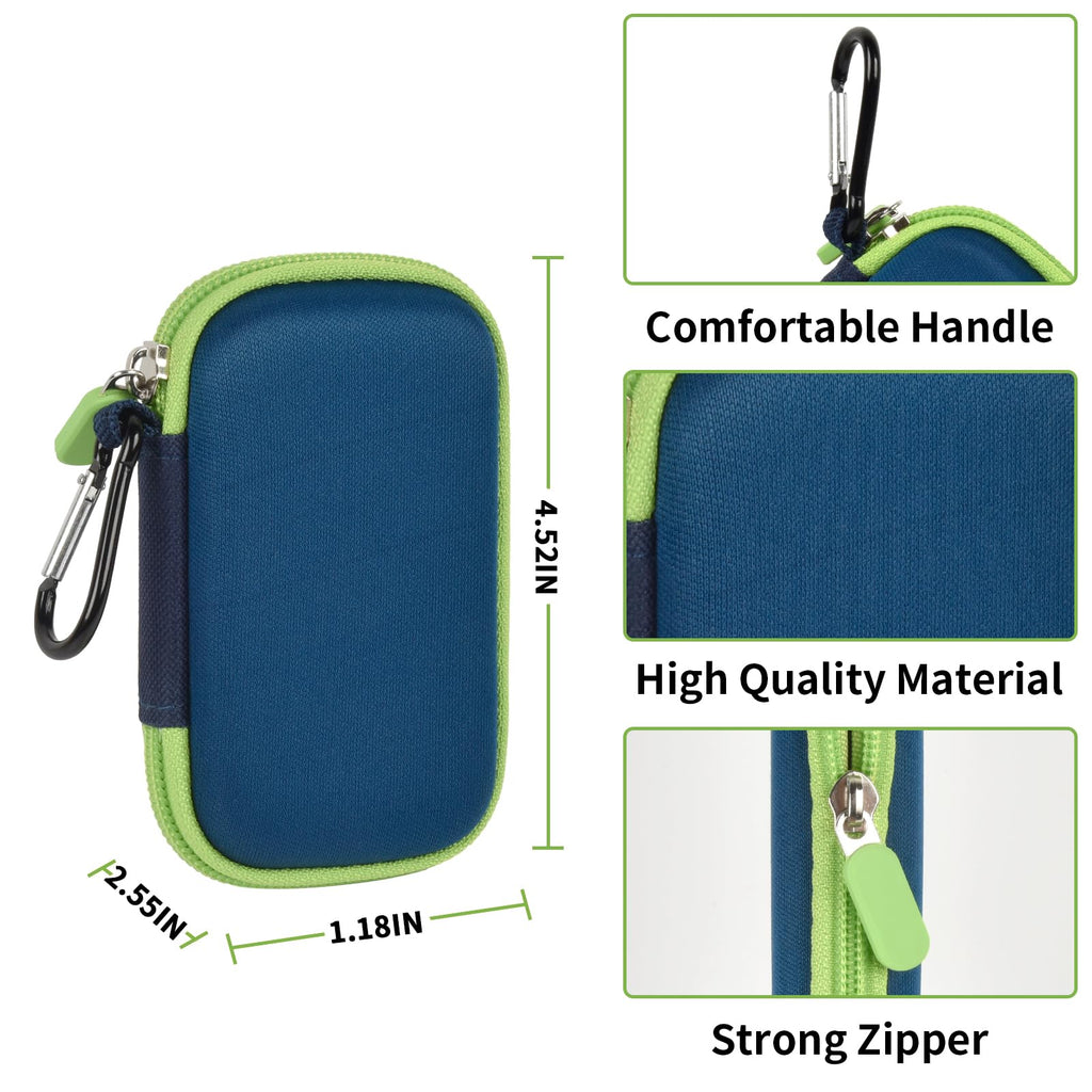 Portable SSD Case for SanDisk Extreme And Extreme PRO, Hard Shell Travel Storage  with SD Card Holder