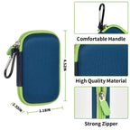 Portable SSD Case for SanDisk Extreme And Extreme PRO, Hard Shell Travel Storage  with SD Card Holder