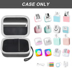 Label Maker Case for Memoking T02 and Phomemo M02 Mini Printer Storage
