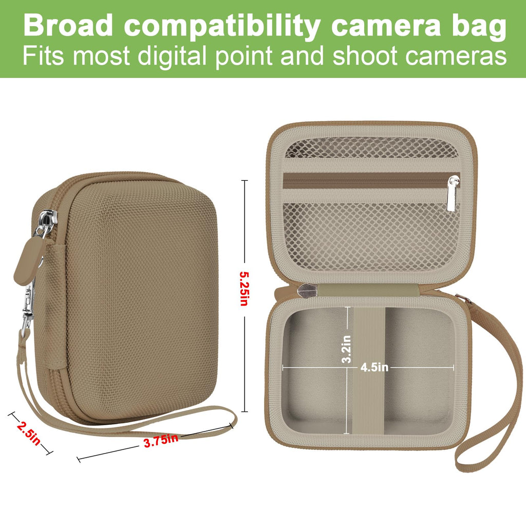Digital Camera Case For VAHOIALD, Kodak and More | Protective Bag with SD Card Holder