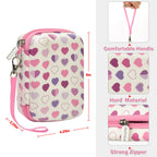 Label Maker Carrying Case Fits Phomemo, NIIMBOT and More– Protective EVA Bag with Mesh Pocket