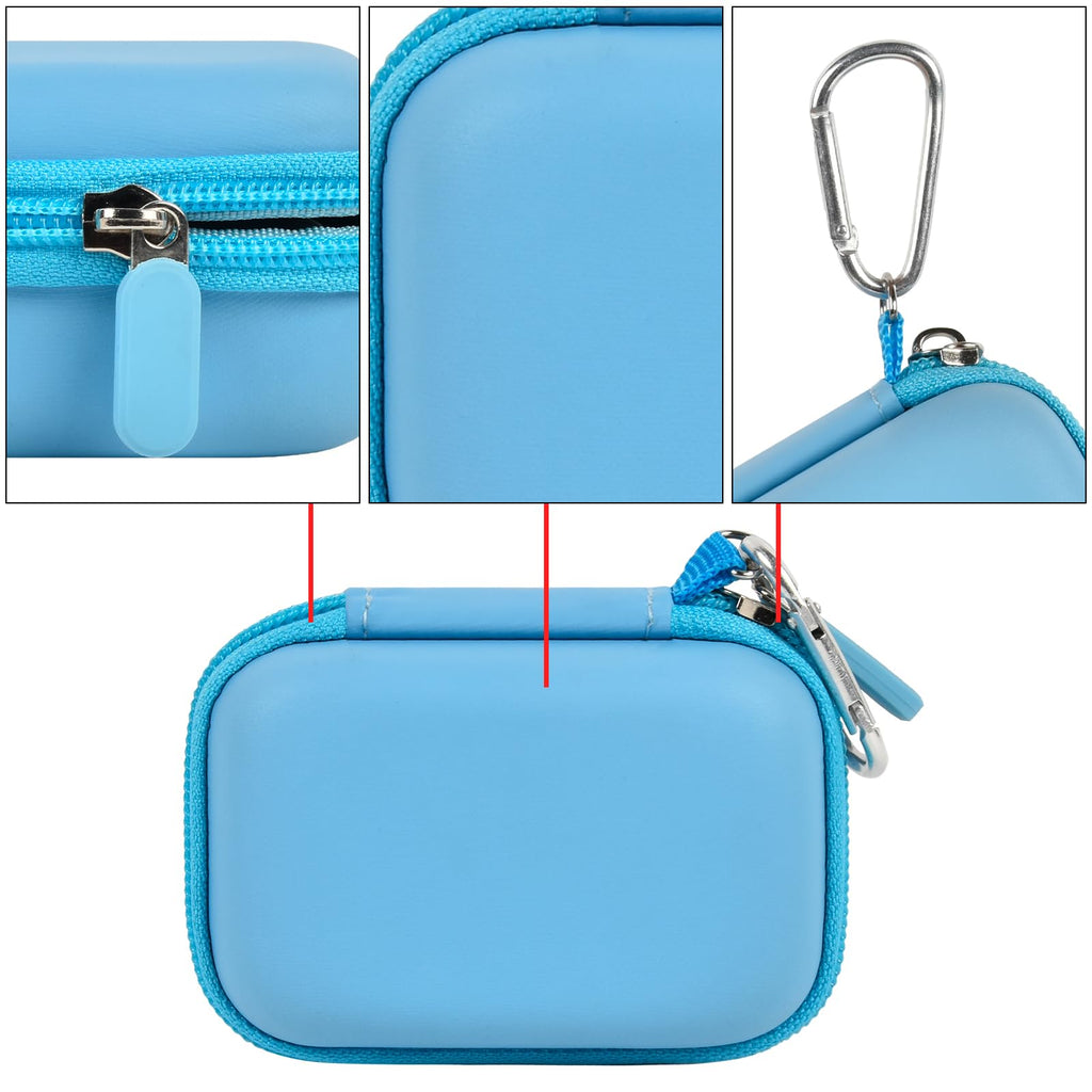 Portable Charger Case for Mini Power Bank, Hard Shell Travel Storage Bag with Cable Pocket