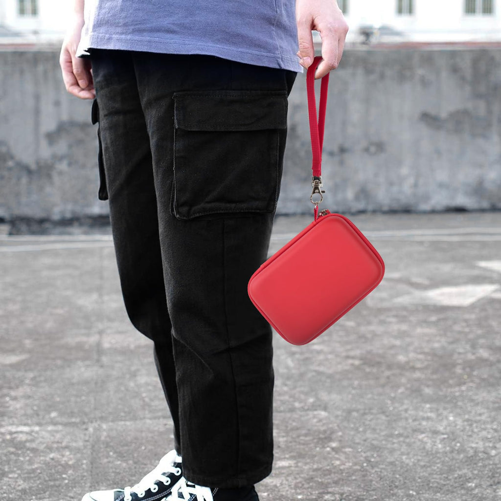 Retro Handheld Console Carrying Case for R36S / RG353V / RG353VS – Shockproof Travel Storage Bag