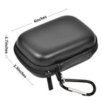 Hard Carrying Case for Crucial X10/X9 Pro Portable SSD–Shockproof External SSD Storage Bag with Mesh Pocket