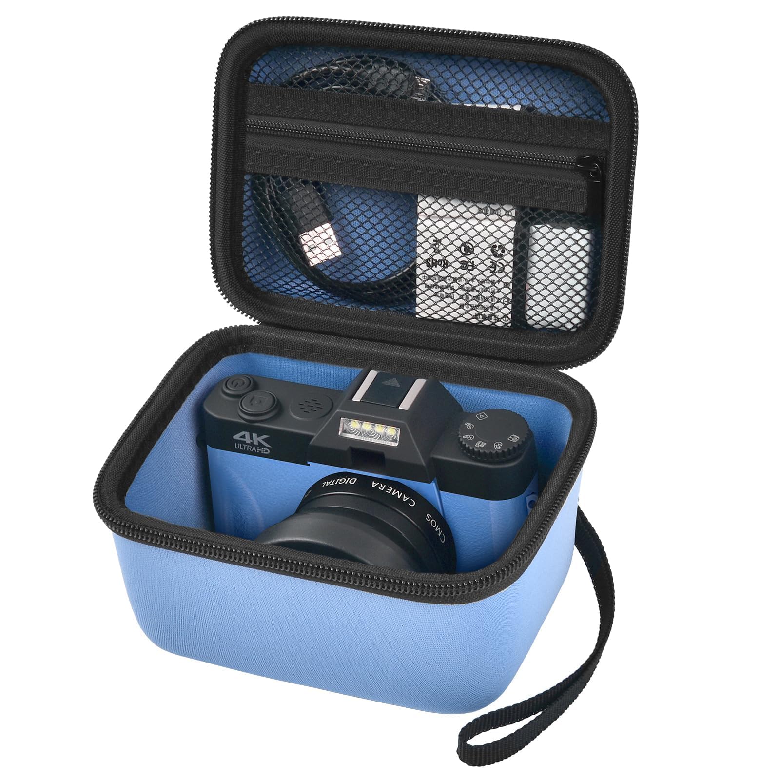 Vlogging Camera Case for 4K Digital Cameras–Portable Storage for Lens and Accessories