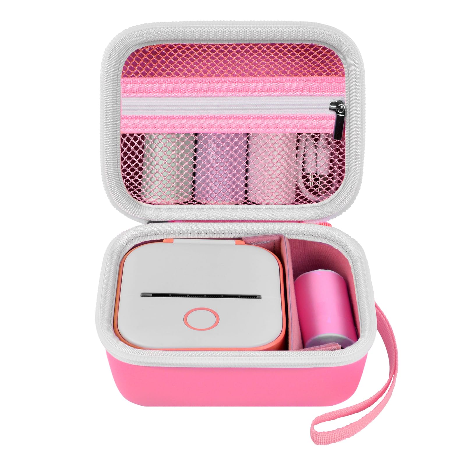 Label Maker Case for Memoking T02 and Phomemo M02 Mini Printer Storage