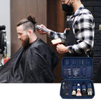 Professional Hair Clipper Travel Case – Portable Barber Organizer for Clippers, Guards and Grooming Tools