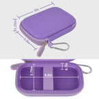 Portable SSD Case and Travel Organizer for 1TB/2TB/4TB Samsung T9/T7 External Drive