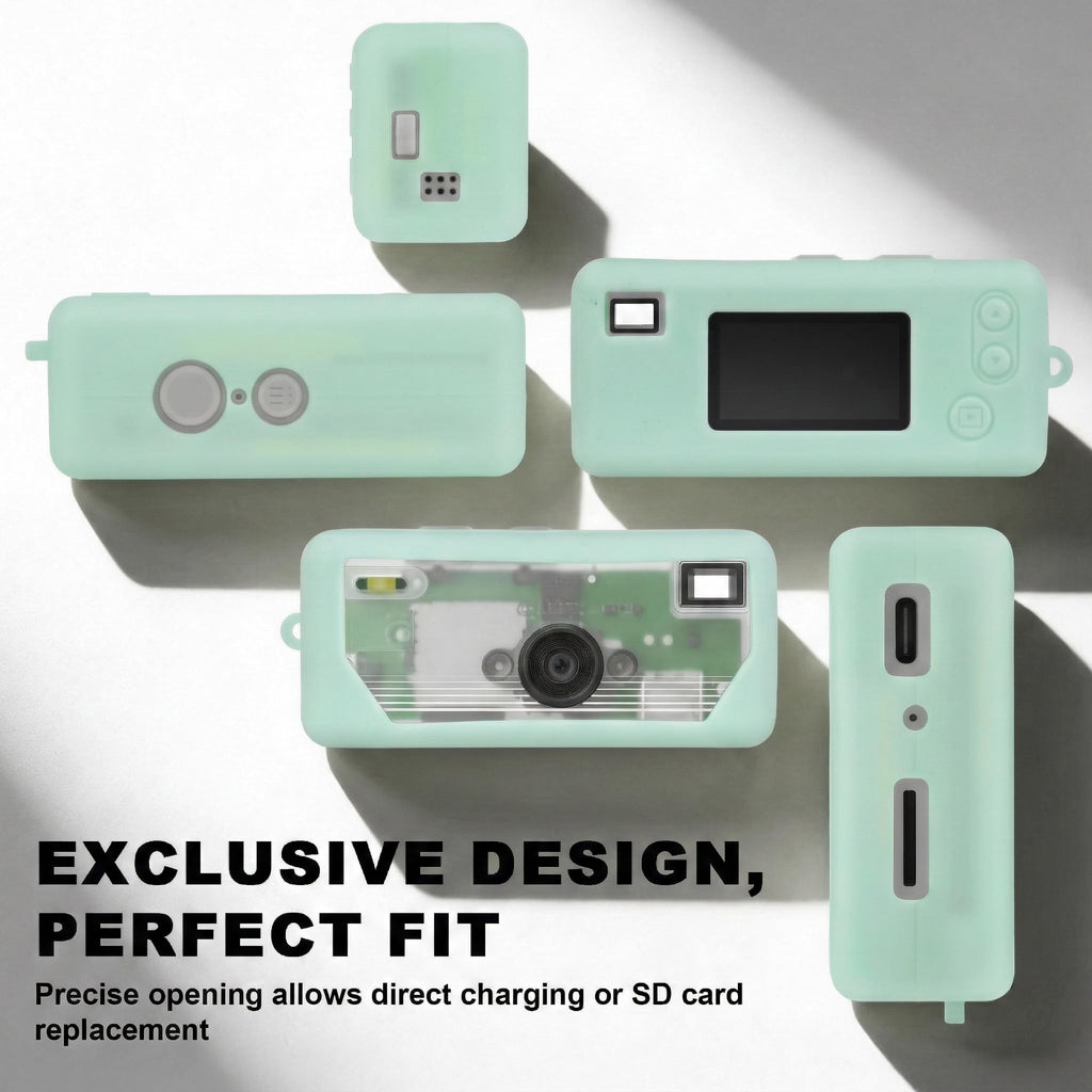 Silicone Case for Kodak Charmera Keychain Camera – Cute Protective Cover for Mini Digital Camera