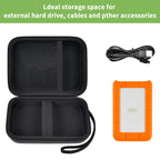 Hard Travel Case for LaCie Rugged Mini External Hard Drive – Portable Storage for HDD and Accessories