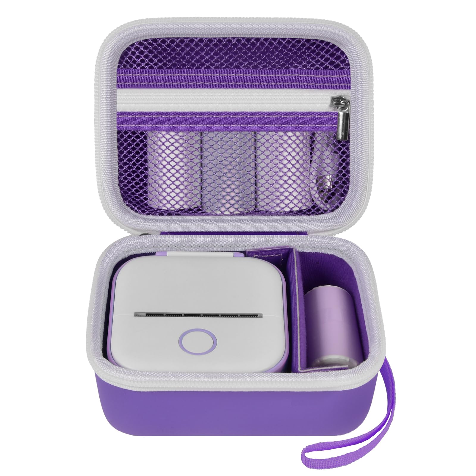 Label Maker Case for Memoking T02 and Phomemo M02 Mini Printer Storage
