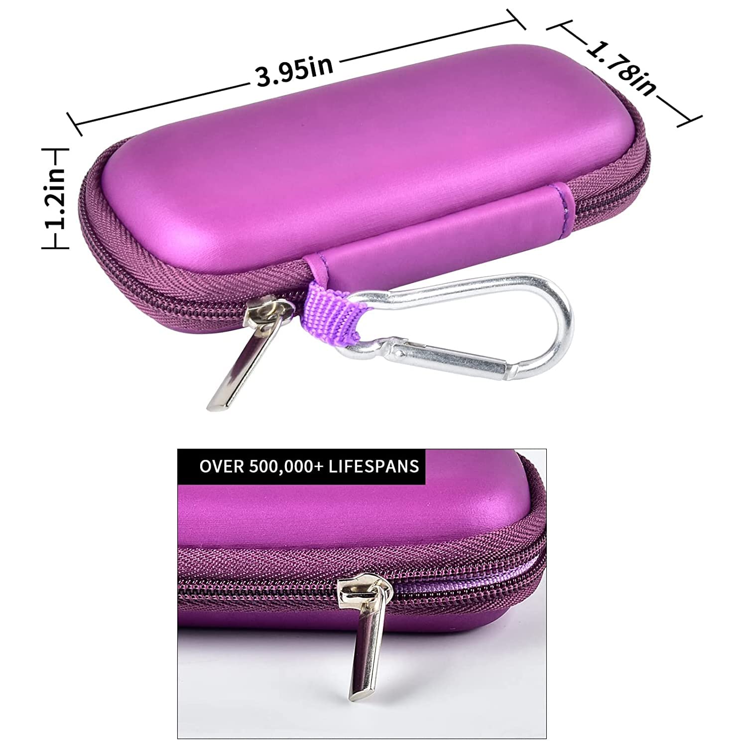 Shockproof Travel Case for KardiaMobile 6L Max – Dual EVA Protection, Use Without Removing