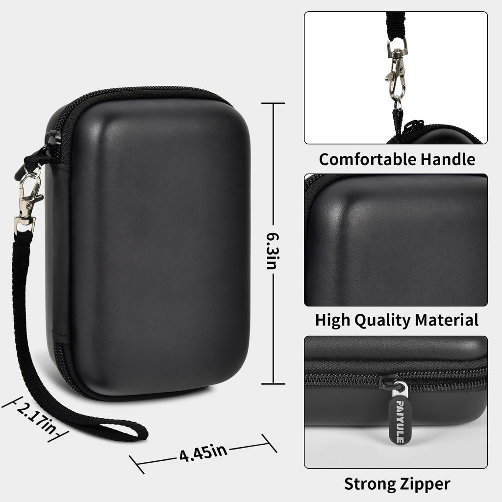 Retro Handheld Console Carrying Case for R36S / RG353V / RG353VS – Shockproof Travel Storage Bag