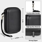 Retro Handheld Console Carrying Case for R36S / RG353V / RG353VS – Shockproof Travel Storage Bag