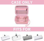 Portable Charger Case for Mini Power Bank, Hard Shell Travel Storage Bag with Cable Pocket