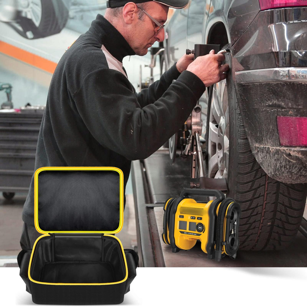 Portable Air Compressor Bag for DEWALT 20V MAX DCC020IB Tire Inflator and Accessories