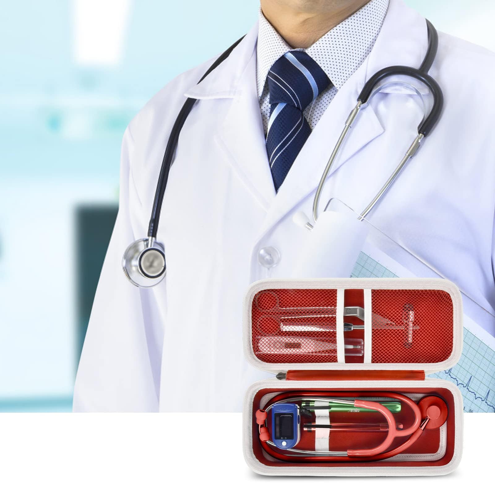 Stethoscope Case For 3M Littmann and MDF Acoustica