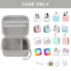 Label Maker Case for Memoking T02 and Phomemo M02 Mini Printer Storage