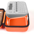 Portable Label Maker Case for P-Touch PTD220/210–Storage Organizer for Tapes and Accessories