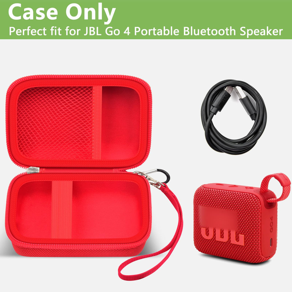 Travel Case for JBL Go 4 / Go 3 / Go 2 Speaker – Shockproof Portable Storage Organizer