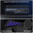 Retro Handheld Console Carrying Case for R36S / RG353V / RG353VS – Shockproof Travel Storage Bag