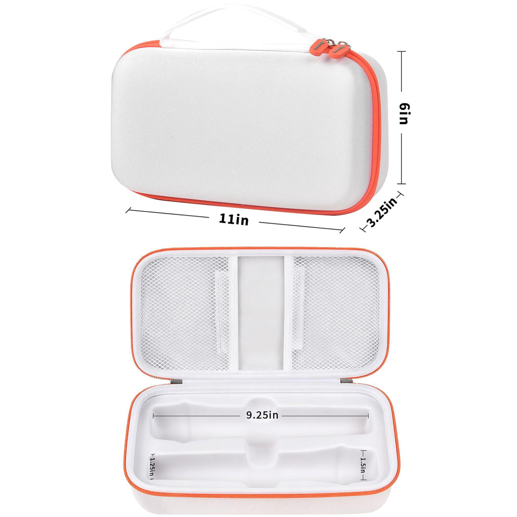 JBL Wireless Microphone Case – Shockproof Hard Shell Travel Bag For Dual Mics and Accessories