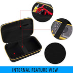 Hard Carrying Case for Fluke Digital Multimeter – Protective Travel Organizer for Meter and Test Leads