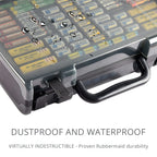 269 Slot Battery Organizer Case with Tester – Heavy Duty Storage Box for AA, AAA, 9V and More
