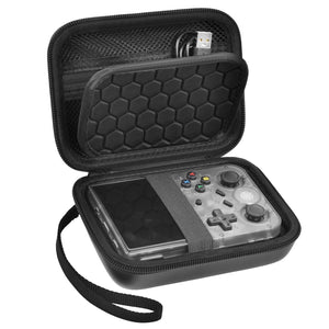 Retro Handheld Console Carrying Case for R36S / RG353V / RG353VS – Shockproof Travel Storage Bag