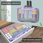 269 Slot Battery Organizer Case with Tester – Heavy Duty Storage Box for AA, AAA, 9V and More