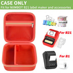 Travel Case for NIIMBOT B21 / B21 Pro / B1 Label Maker – Portable Storage Organizer for Labels and Accessories
