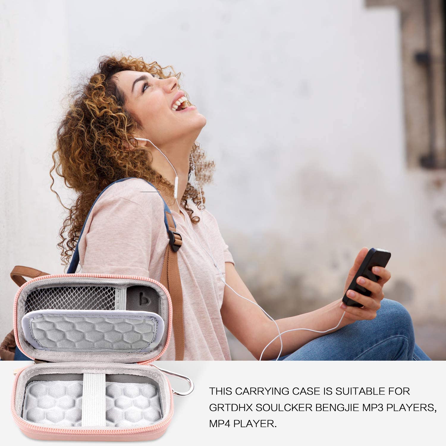 Portable MP3 / MP4 Player Case – Protective Travel Organizer for Music Players and Accessories