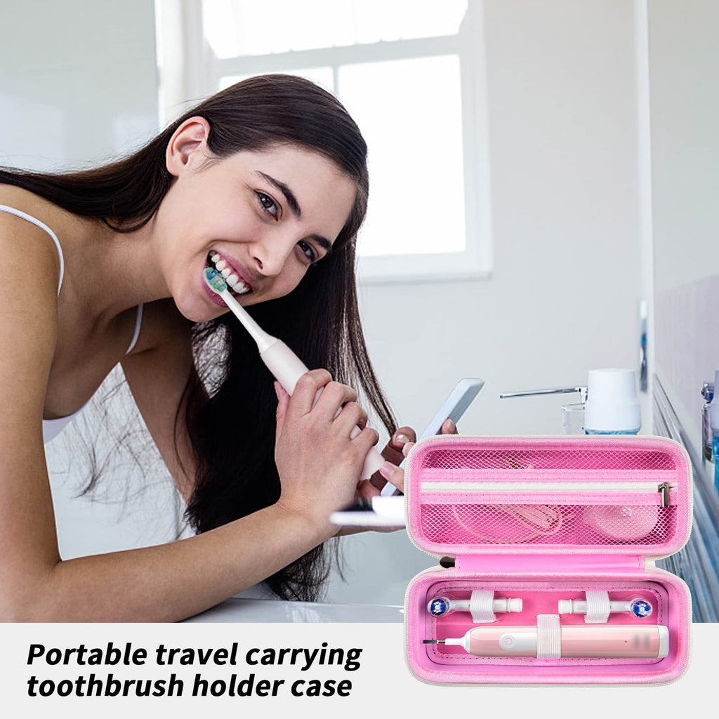 Electric Toothbrush Travel Case for Oral-B and Philips Sonicare - Waterproof Holder Bag