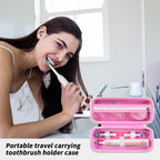 Electric Toothbrush Travel Case for Oral-B and Philips Sonicare - Waterproof Holder Bag