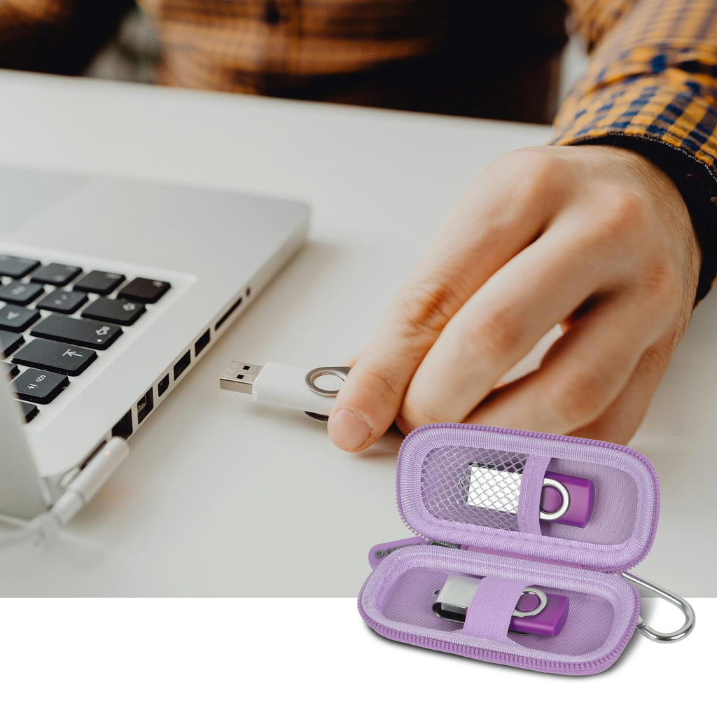 USB Flash Drive Case with SD Card Storage – Portable Hard Organizer for Travel and Easy Data Protection
