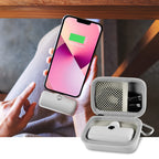 Portable Charger Case for Mini Power Bank, Hard Shell Travel Storage Bag with Cable Pocket