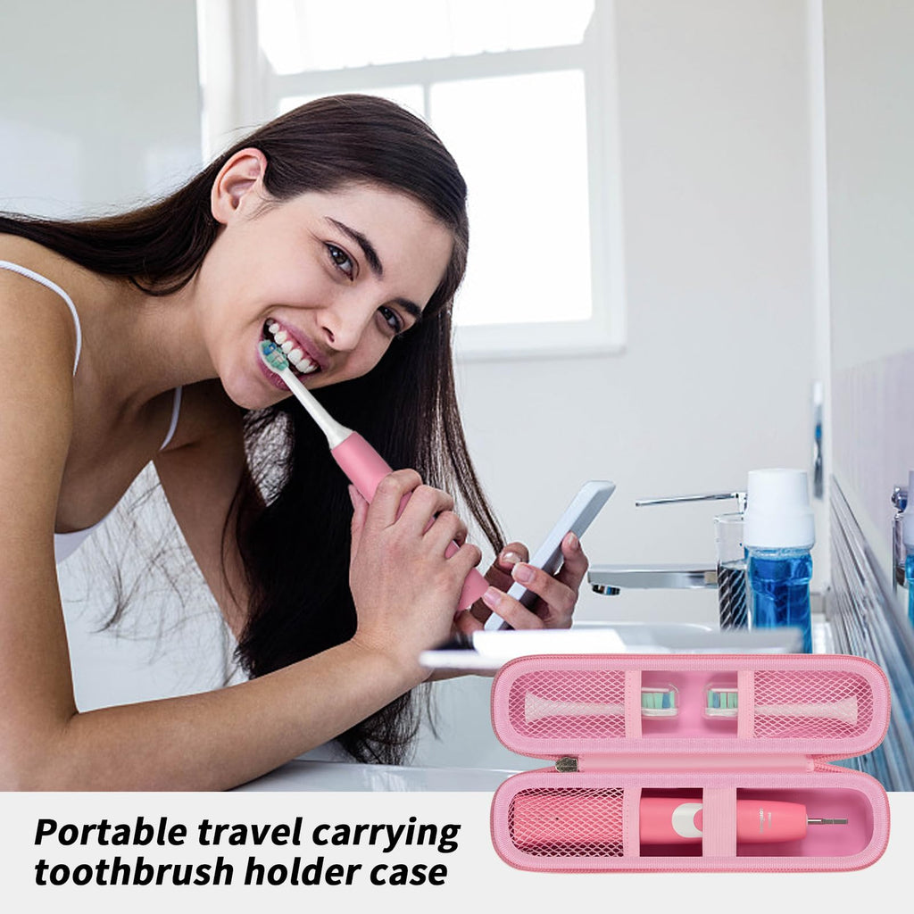 Electric Toothbrush Travel Case for Oral-B and Philips Sonicare - Waterproof Holder Bag