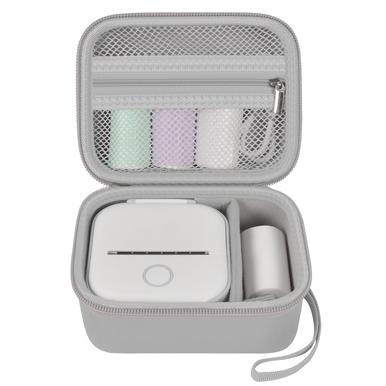 Label Maker Case for Memoking T02 and Phomemo M02 Mini Printer Storage