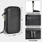 Retro Handheld Console Carrying Case for R36S / RG353V / RG353VS – Shockproof Travel Storage Bag