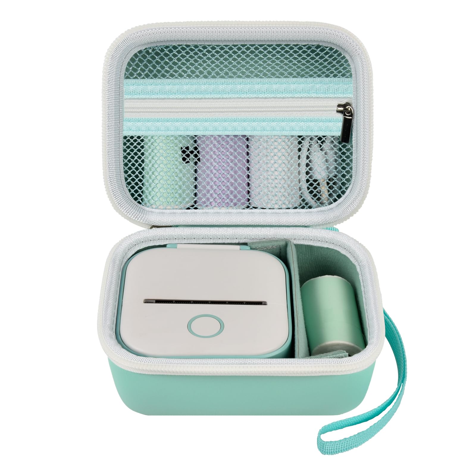 Label Maker Case for Memoking T02 and Phomemo M02 Mini Printer Storage