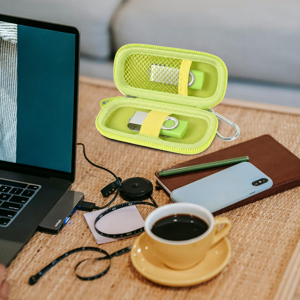 USB Flash Drive Case with SD Card Storage – Portable Hard Organizer for Travel and Easy Data Protection
