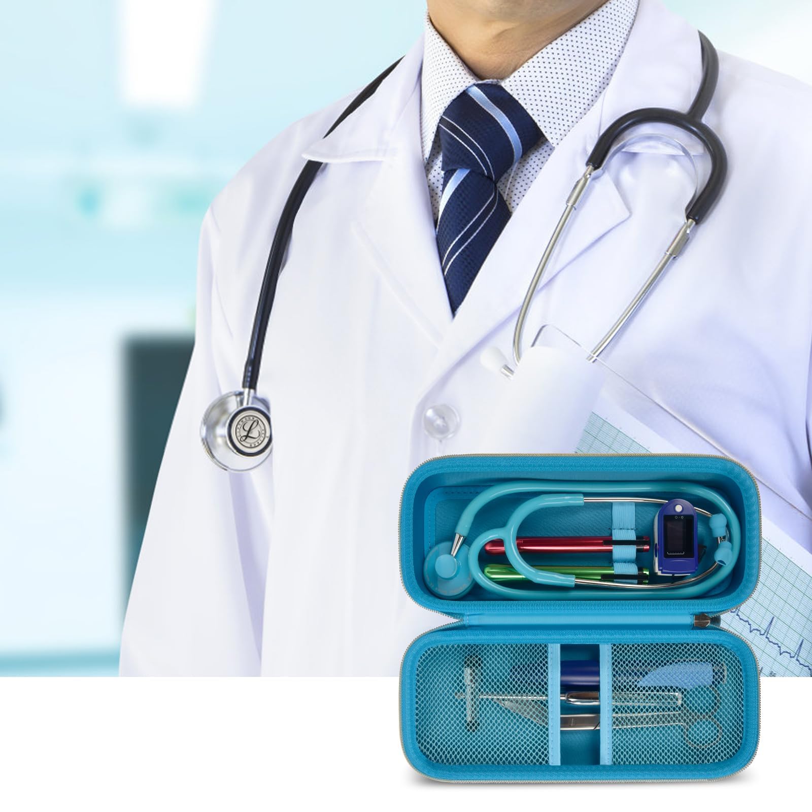 Stethoscope Case For 3M Littmann and MDF Acoustica