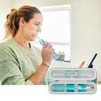 Electric Toothbrush Travel Case for Oral-B and Philips Sonicare - Waterproof Holder Bag