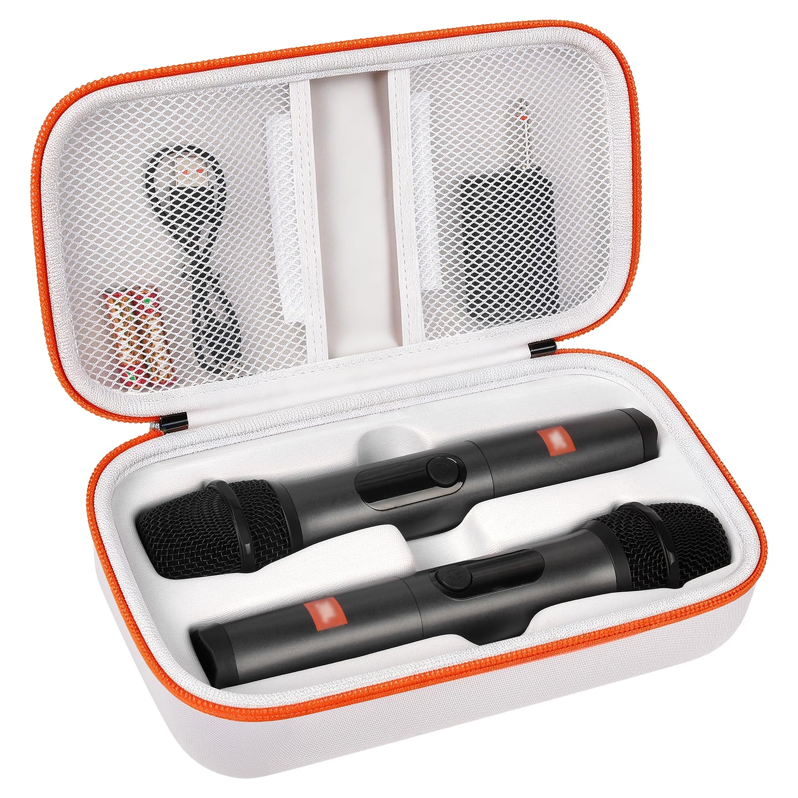 JBL Wireless Microphone Case – Shockproof Hard Shell Travel Bag For Dual Mics and Accessories